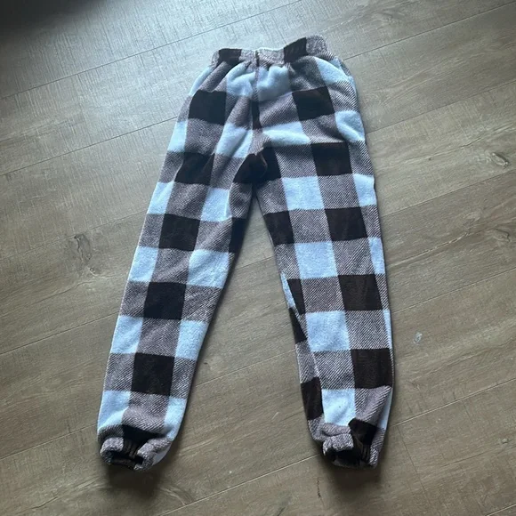 🪩brown plaid pajama pants - Picture 3 of 6